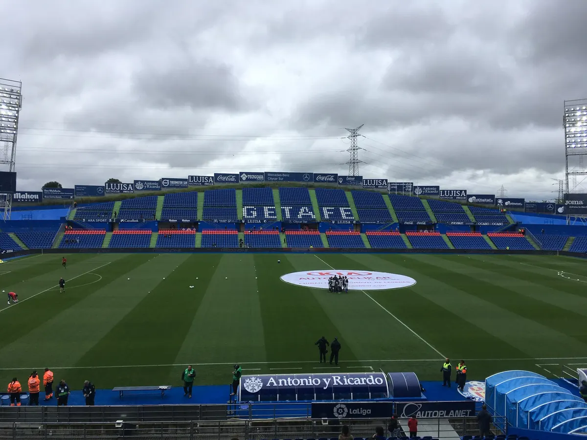 Coliseum Alfonso Pérez, estádio do Getafe, antes de um jogo da La Liga