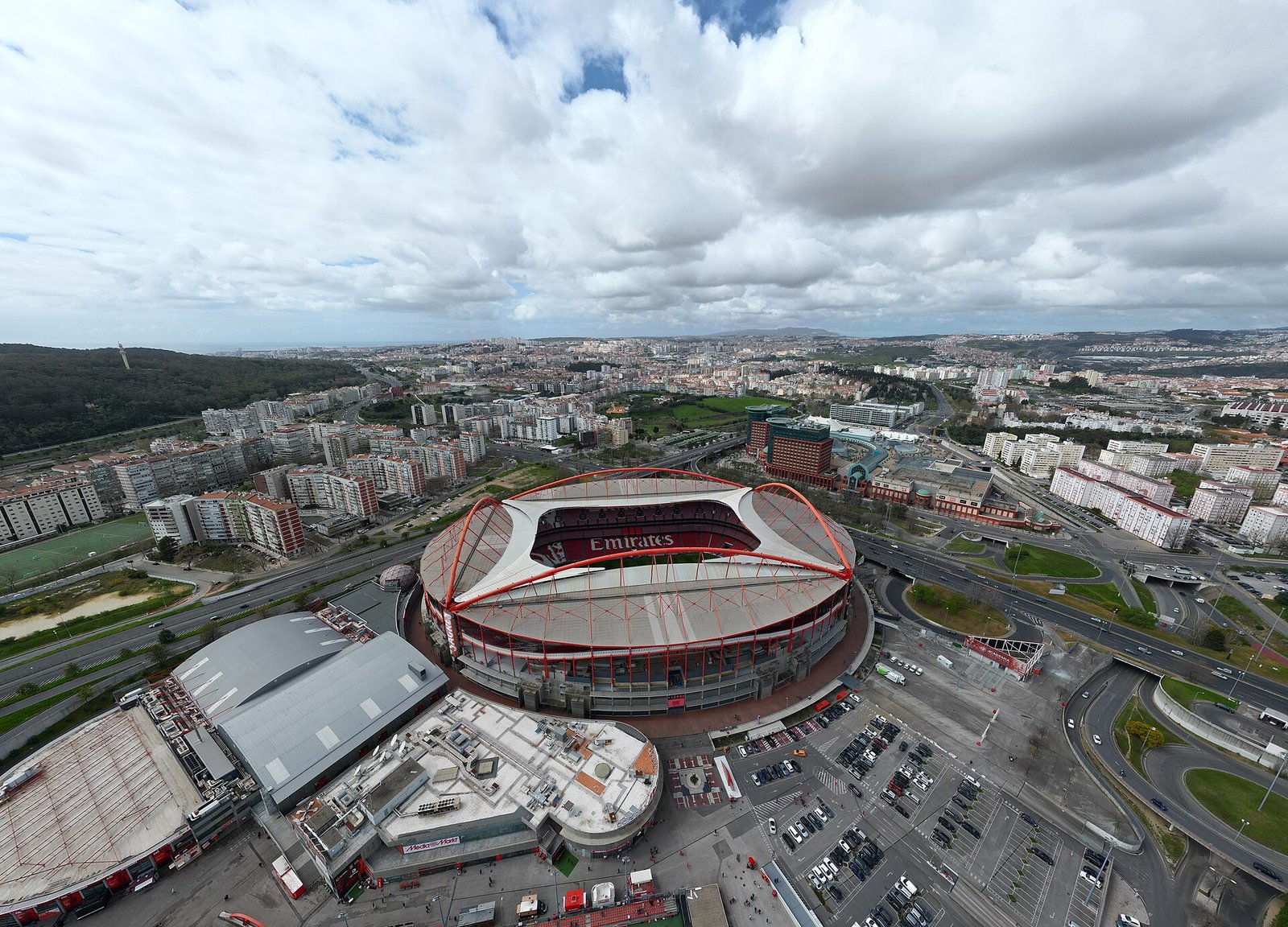 Estadio da Luz, del equipo de Benfica en Lisboa Portugal