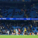 Manchester City joga com 20 mil lugares vazios