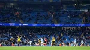 Manchester City joga com 20 mil lugares vazios