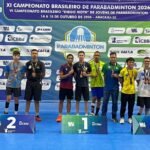 Eleito destaque nacional, Vitor Dutra conquista dois ouros no Brasileiro de Jovens de Parabadminton