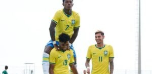 Seleção sub-20 fez 4 a 0 no México com gols no segundo tempo