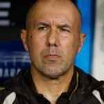 Leonardo Jardim, técnico do Flamengo, durante partida contra o Estudiantes, pela Libertadores