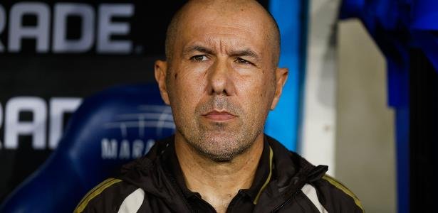 Leonardo Jardim, técnico do Flamengo, durante partida contra o Estudiantes, pela Libertadores