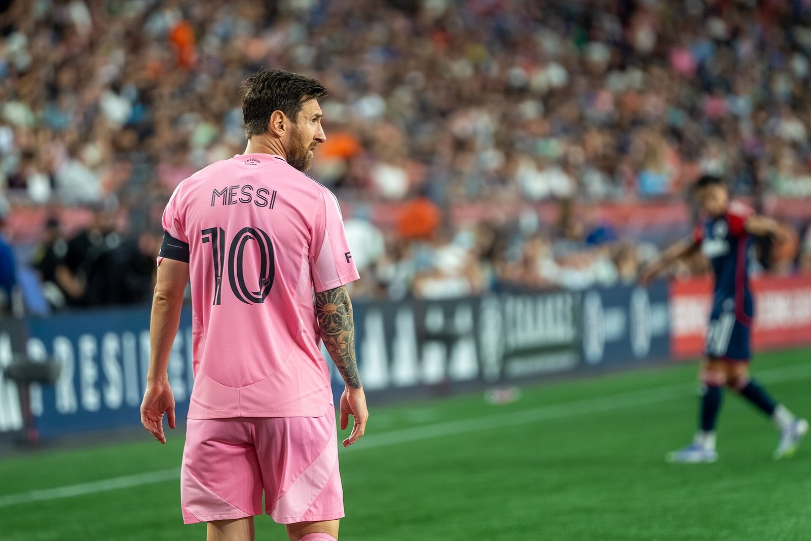Lionel Messi em campo pelo Inter Miami