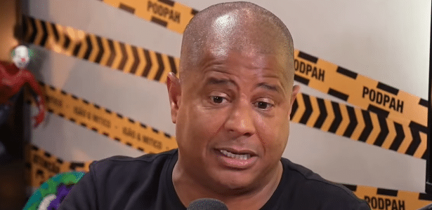Marcelinho Carioca durante entrevista no PodPah