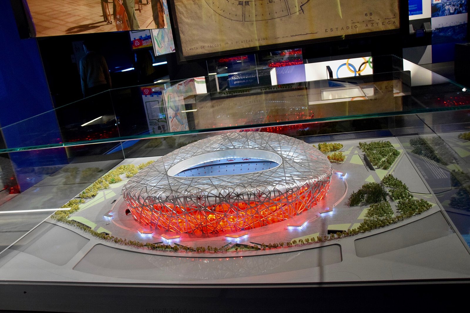 Model of Beijing’s 2008 Olympic stadium Bird's Nest, Olympic Museum, Laussanne, Switzerland (Ank Kumar, Infosys Limited) 01