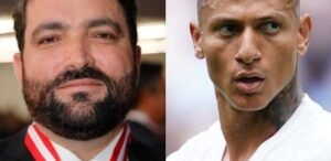 O advogado Willer Tomaz e o jogador Richarlison