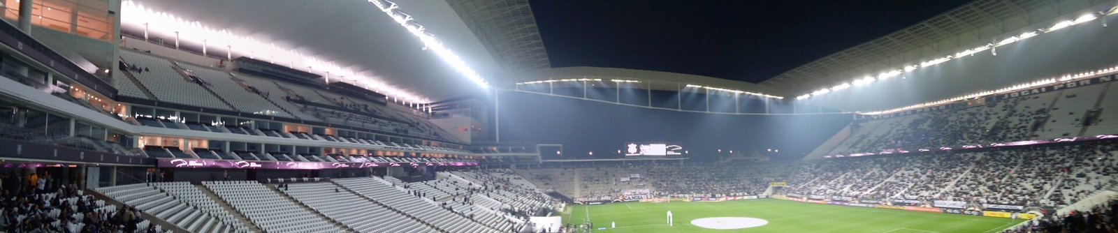 Panorâmica noite Arena Corinthians
