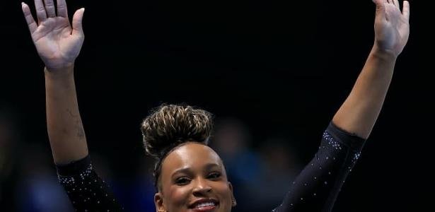 Rebeca Andrade voltou às competições no Pan de ginástica artística no Rio