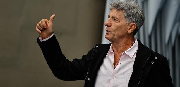 Renato Gaúcho comandou o Grêmio contra o Cruzeiro pelo Brasileirão
