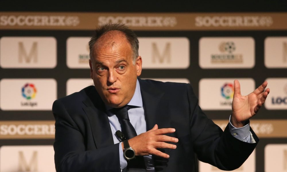 Real Madrid é rebatido novamente por Javier Tebas após grave acusação contra TV do clube