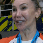 Tifanny Abreu se emocionou após a conquista da Supercopa Feminina de Vôlei