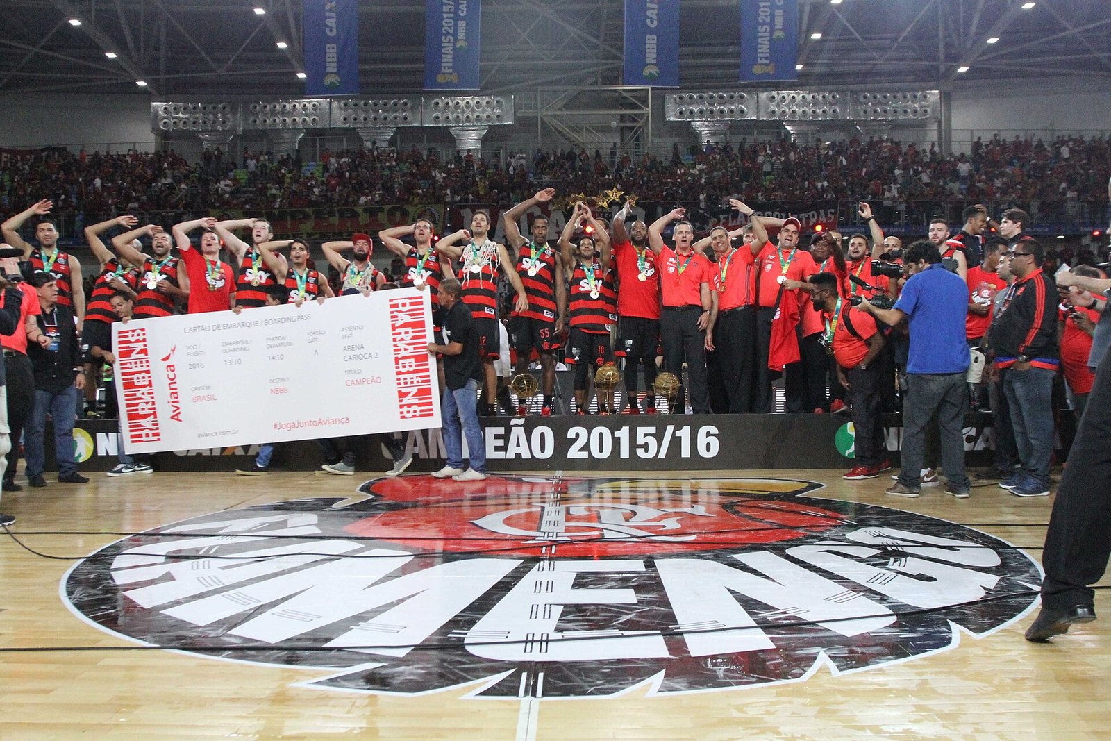 Partida de basquete no Brasil