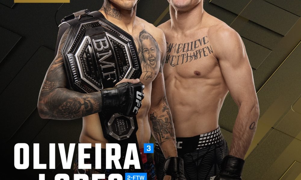 UFC 335 terá Charles do Bronx e Alex Poatan em principais lutas