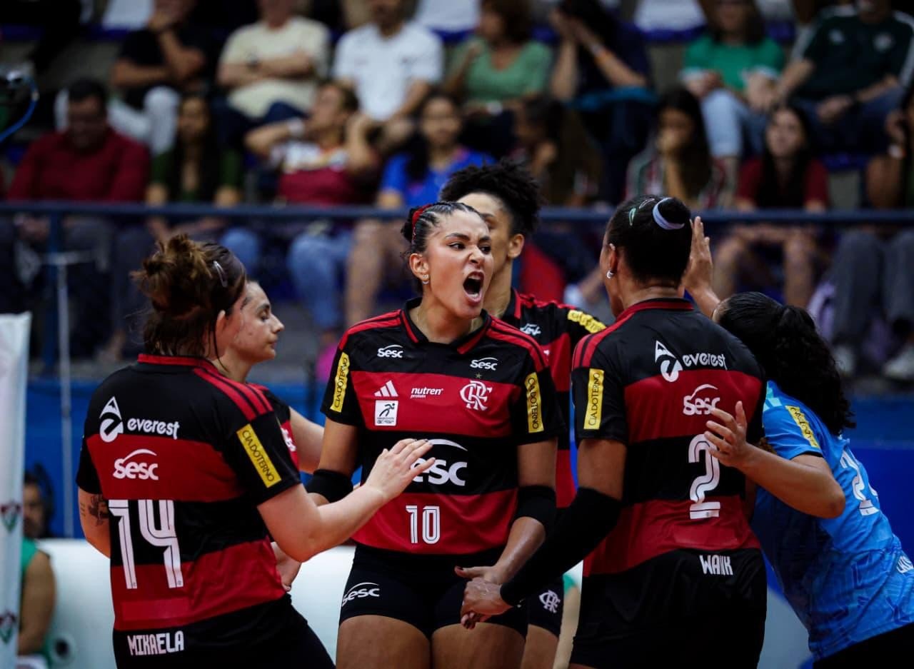 Sesc-Flamengo vence o Fluminense e conquista o 21º título do Carioca de vôlei