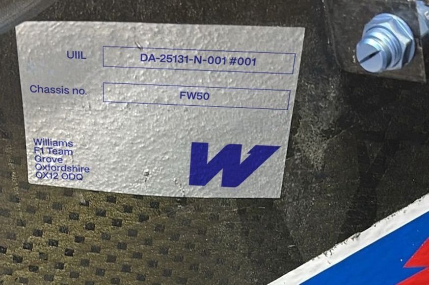 F1: Williams 'pula número' e correrá com FW50 em 2027